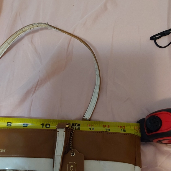 Coach Printed Signature Canvas and Calf Leather Tote - Picture 13 of 15